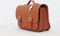 Own Stuff Lederen Boekentas Lagere school - Chestnut
