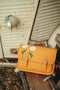 Own Stuff Lederen Boekentas Lagere school Madelief - Sunflower