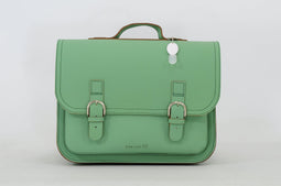 Own Stuff Lederen Boekentas Lagere school - Pastelgroen