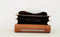 Own Stuff Lederen Boekentas Lagere school - Silver/Bordeaux rug
