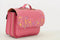 Own Stuff Lederen Boekentas Lagere school Wildflowers - Antique Pink