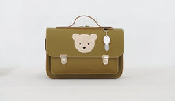 Own Stuff Lederen Kleuterboekentas - Moss - Teddy - Boekentas - Kleuter