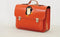 Own Stuff Lederen Kleuterboekentas Pinguïn - Laqué Roest