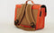 Own Stuff Lederen Kleuterboekentas Pinguïn - Laqué Roest
