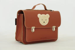 Own Stuff Lederen Kleuterboekentas Teddy - Chestnut