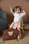 Own Stuff Lederen Kleuterboekentas Teddy - Chestnut