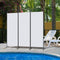 Angel Living Kamerscherm - 3 Panelen - Privacy verhogend - Wit