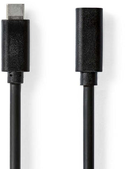Nedis CCGB64010BK20 - USB-C verlengkabel - 200 cm - Zwart