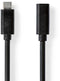 Nedis CCGB64010BK20 - USB-C verlengkabel - 200 cm - Zwart