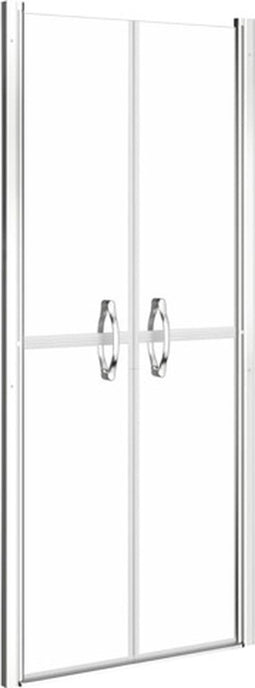 vidaXL - Douchedeur - 86x190 - cm - ESG - transparant