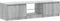 vidaXL - Tv-meubel - met - LED-verlichting - 140x40x35,5 - cm - grijs - sonoma - eiken