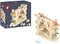Janod Sweet Cocoon - Houten Mierenloper - 4 Rollende Mieren - Bel Bij Finish - Educatief Speelgoed