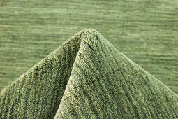 MOMO Rugs Panorama Uni Green Vloerkleed - 200x300 - Rechthoek - Laagpolig Tapijt - Modern - Groen