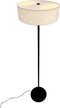 Dyberg Larsen Calix - Vloerlamp - Stoffen kap - Nature/Black