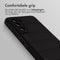 imoshion Hoesje - Geschikt voor Samsung Galaxy S21 FE - EasyGrip Backcover - Zwart
