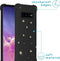 iMoshion Hoesje Geschikt voor Samsung Galaxy S10 Plus Hoesje Met Koord - iMoshion Design Hoesje met Koord - Goud / Zwart / Stars Gold