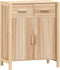 vidaXL - Dressoir - 62x38x75 - cm - bewerkt - hout