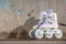 Powerslide Inline Skates Phuzion Argon 110 Softboot 83a Wit/roze Mt 37