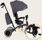 Lionelo Tris Plus - Driewieler - 2-in-1 tot 5 jaar - 360° draaibare zitting - Grey Stone