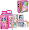 Barbie (2023) - Vakantiehuis - Barbiepop - 4 speelplekken - Roze