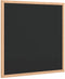 vidaXL - Krijtbord - met - massief - grenenhouten - lijst - 40x40 - cm - zwart