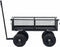 vidaXL - Tuinwagen - 250 - kg - zwart