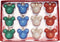 Kurt S. Adler kunststof kerstbal disney mickey mouse 5cm multi 12 stuks