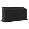 vidaXL - Haardhoutrek - met - regenhoes - 200,5x60,5x110,5 - cm - staal