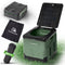 Travelhawk Camping Toilet - Toiletemmer - Draagbaar Opvouwbaar - Groen Zwart
