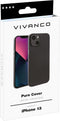 Vivanco Pure - Backcover iPhone 13 - Stootbestendig - Ultra dun - Transparant