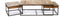 Riviera Maison Salontafel Met Lade - Shelter Island Table - Set Van 3 Stuks - Zwart