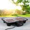 Alpina BBQ - Elektrisch - 2-in-1 - Binnen Buiten - 2000W - Zwart Zilver