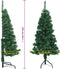 vidaXL - Kunstkerstboom - hoek - 150 - cm - PVC - groen