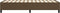 vidaXL - Bedframe - zonder - matras - 80x200 - cm - stof - donkerbruin