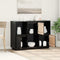 vidaXL - Dressoir - 110,5x35x80 - cm - massief - grenenhout - zwart