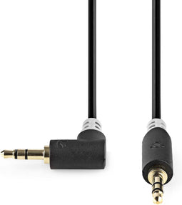 Nedis Stereo-Audiokabel - 3,5 mm Male - Verguld - 0.50 m - Antraciet