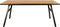 Zuiver Seth Eettafel 180x90 cm Hout Eiken - Bruin