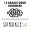 Sparkle14 Aanschuifring - 14 karaat goud - Verdraaide scheen - Goud