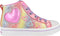 Skechers S Lights\Xae-Twi-Lites 2.0-Heart Sneakers - Glitter Lace Up High Top - Multi (Maat 29)