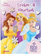 Disney - Kleurboek - Prinsessen met 200 stickers - Multi