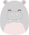Squishmallows Harrison - Knuffel - 30 cm - Grijs