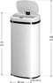 Automatische Prullenbak - Sensorprullenbak - 70 Liter - Wit - Rechthoek