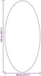 vidaXL - Vloerkleed - 'HUARTE'Anthraciet - 80x150 - cm - Ovaal