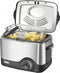 Unold 58615 - Friteuse Compact 1,5L - Traploos instelbare temperatuur tot 190°C - Zilver