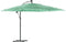 vidaXL - Parasol - met - stalen - paal - 290x290x238 - cm - groen