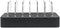 Manhattan 102254 - USB-laadstation 6x USB-A 50 W - Slimme IC-technologie - Zwart