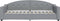 vidaXL - Slaapbank - 90x200 - cm - stof - lichtgrijs