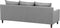 ELVENES - Hoekbank - Lichtgrijs - Linkszijdig - 206 cm - Polyester