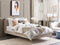 FLAYAT - Tweepersoonsbed - Lichtbeige - 160 x 200 cm - Fluweel