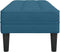 vidaXL - Ligbed - Blauw - 113x57x39 - cm - Velvet